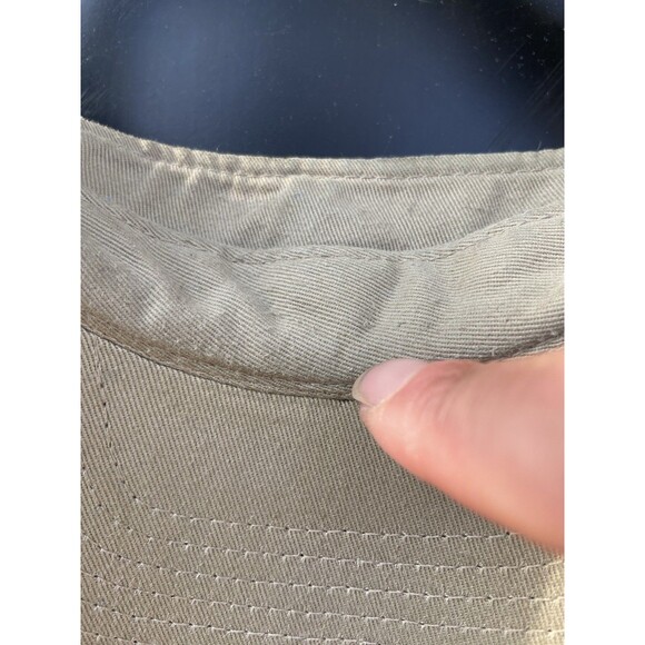 Kangol Cotton Twill Visor – Beige Khaki Adjustable - Picture 10 of 16